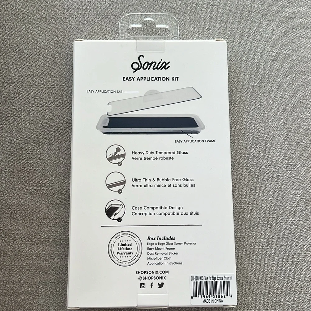 Sonix iPhone glass screen protector